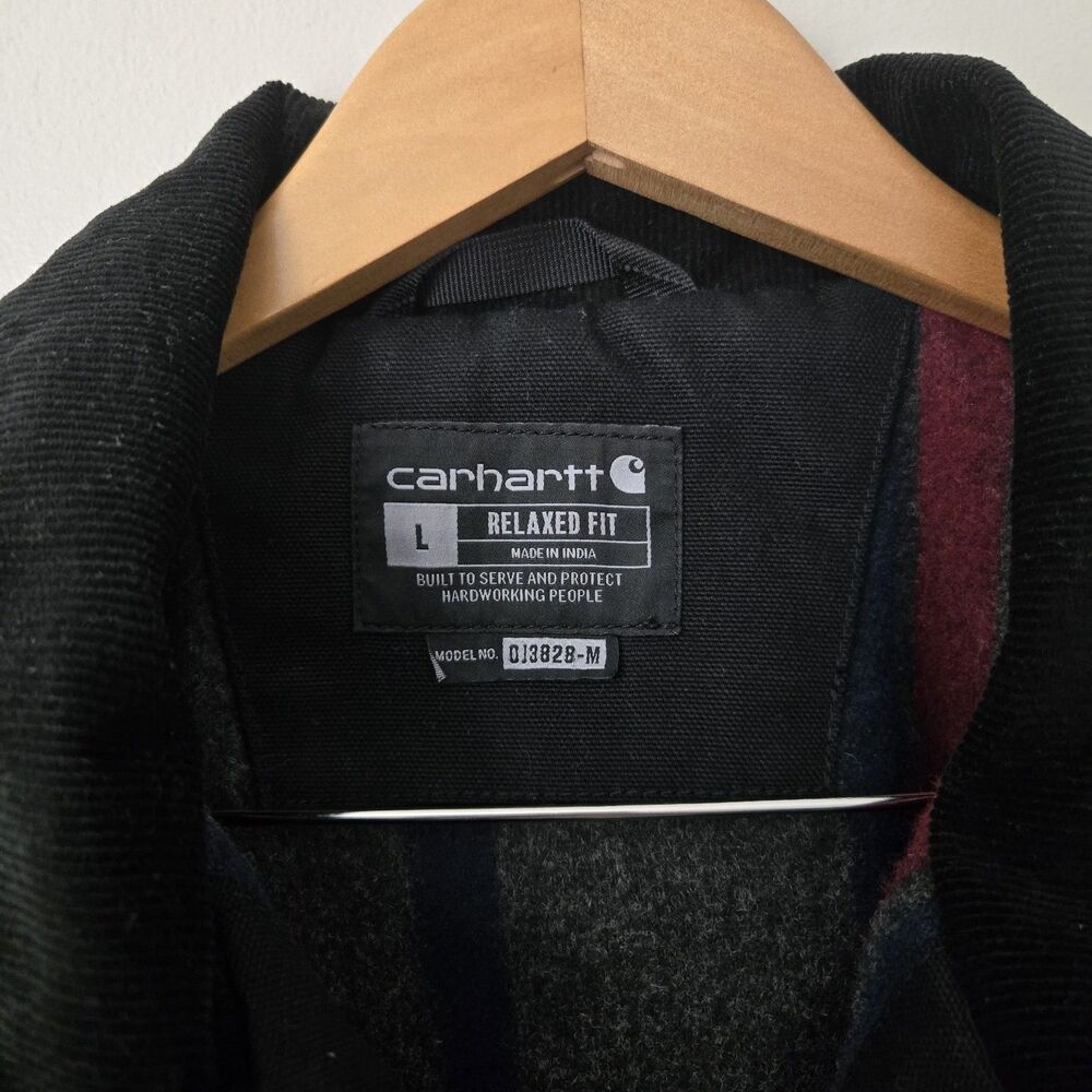 Carhartt Duck Detroit Relaxed Fit blanket Lined Jacket - Picture 5 of 16